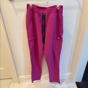 Figs Yola Skinny Scrub Pants - MT - Bright Fuschia